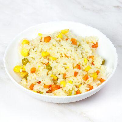 Рис отварной с овощами